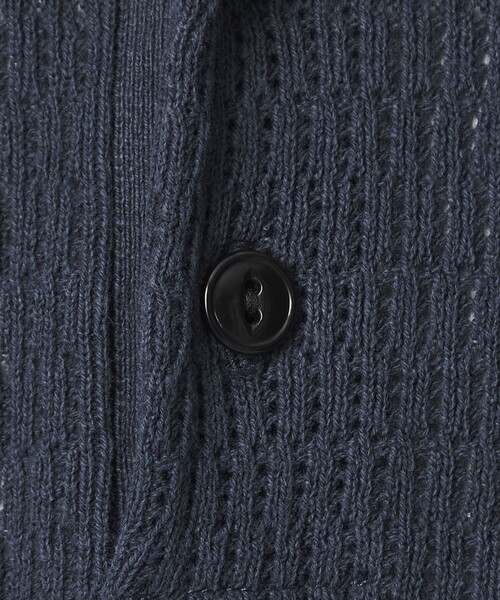 Healthknit（ヘルスニット）の「【別注】＜Healthknit＞ガーメントダイ ニット 半袖 ポロシャツ（ポロシャツ・メンズ・ライトグレー/ダークブラウン/ロイヤルブルー・M/L/XL）」の14枚目の写真