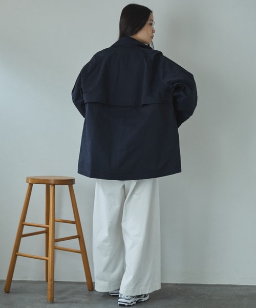 Doux archives（ドゥアルシーヴ）の「【26SS先行予約】ミドルトレンチコート（トレンチコート・レディース・カーキ/ベージュ/ネイビー・FREE）」の17枚目の写真