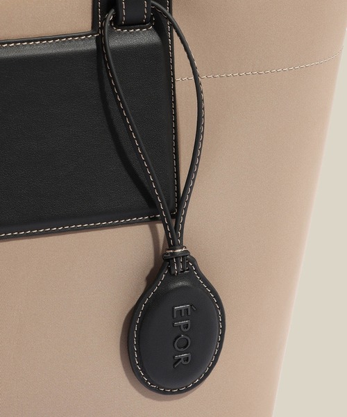 E'POR（エポール）の「【E'POR】BOAT BAG Medium/撥水・軽量・26SS新色（トートバッグ・レディース・ベージュ/ブラック/グレー・FREE）」の11枚目の写真