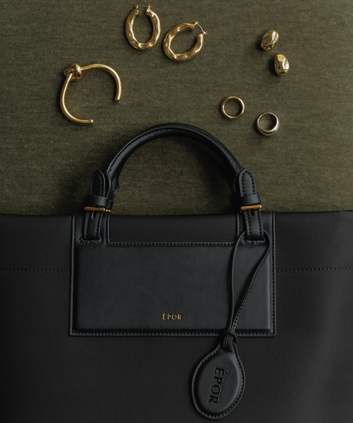 E'POR（エポール）の「【E'POR】BOAT BAG Medium/撥水・軽量・26SS新色（トートバッグ・レディース・ベージュ/ブラック/グレー・FREE）」の19枚目の写真