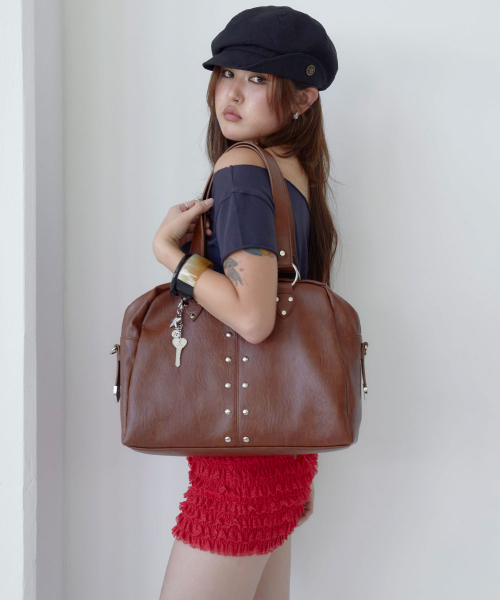 SAND MUSEUM（サンドミュージアム）の「MAGAZINE BAG [Brown]（ショルダーバッグ・レディース・その他・FREE）」の3枚目の写真