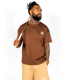 BLACKBALLED（ブラックボールド）の「bbg box logo short sleeve t-shirt BROWN（Tシャツ/カットソー）」