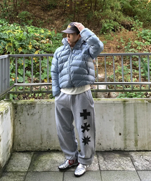 (PT)THREE LOGO SWEAT PANTS (GREY)