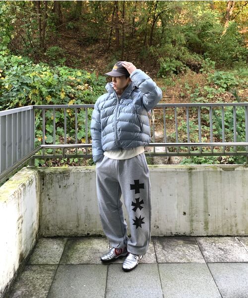 mydeepbluememories（マイディープブルーメモリーズ）の「(PT)THREE LOGO SWEAT PANTS (GREY)（スウェットパンツ・レディース・グレー・FREE）」の7枚目の写真