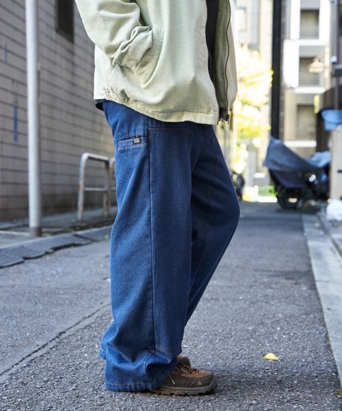 NO NEED(ノーニード)の「MVダブルニーデニムパンツ(デニムパンツ・メンズ・サックスブルー/ブラック/ネイビー・M/LL/L)」の22枚目の写真