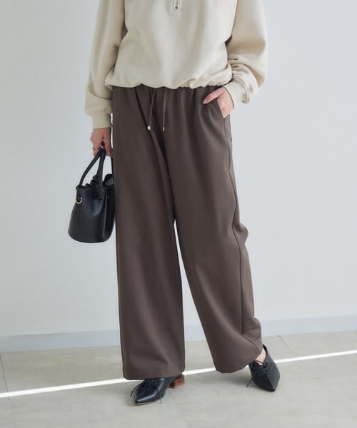 Paradise Picnic（パラダイスピクニック）の「イージーパンツ（その他パンツ・レディース・ブラウン/チャコールグレー・FREE）」の7枚目の写真