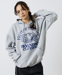 MOANDMO × FRUIT OF THE LOOM HOODIE SWEAT/フーディープルオーバースウェット