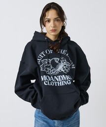 MOANDMO × FRUIT OF THE LOOM HOODIE SWEAT/フーディープルオーバースウェット
