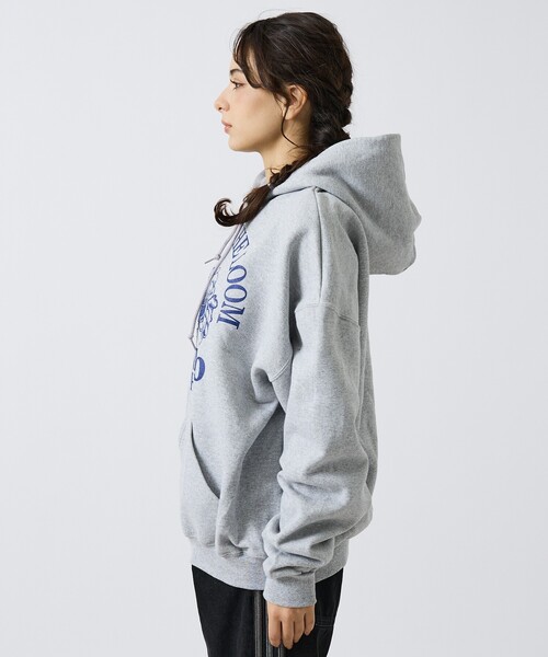 FRUIT OF THE LOOM(フルーツオブザルーム)の「MOANDMO × FRUIT OF THE LOOM HOODIE SWEAT/フーディープルオーバースウェット(パーカー・メンズ・ネイビー/ブラック/グレー・XL/L/M)」の6枚目の写真