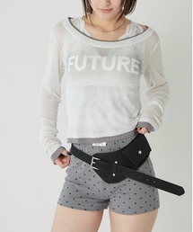 WHO'S WHO gallery | スプレーロゴレイヤードシアートップス(Tシャツ/カットソー)