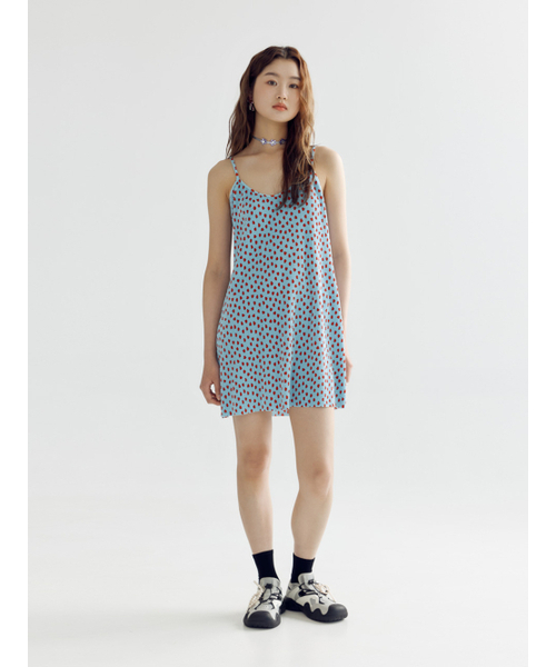 BOMNAL BOUTIQUE(ボムナルブティック)の「ハートミニドレス_スカイ(ワンピース・レディース・その他・SMALL/MEDIUM)」の1枚目の写真