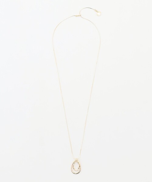 ANY SIS（エニィスィス）の「ツイストリング ネックレス（ネックレス・レディース・シルバー系/ゴールド系・F）」の3枚目の写真