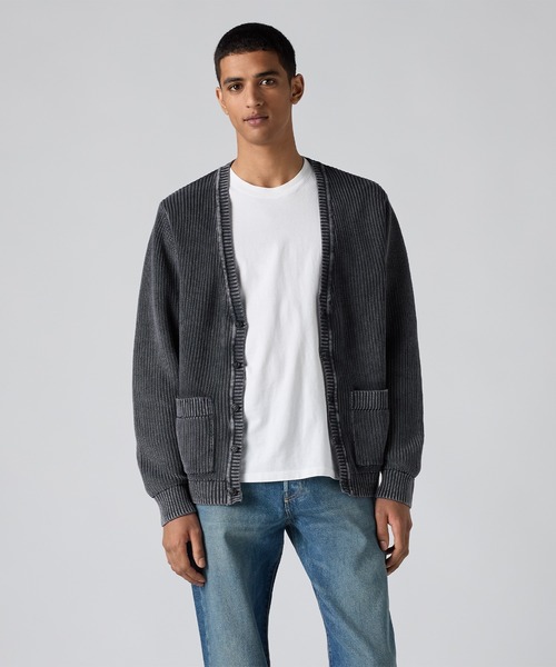 Levi's(リーバイス)の「Levi's/リーバイス バレンシアカーディガン(カーディガン/ボレロ・メンズ・ブラック・XL/L/M)」の1枚目の写真