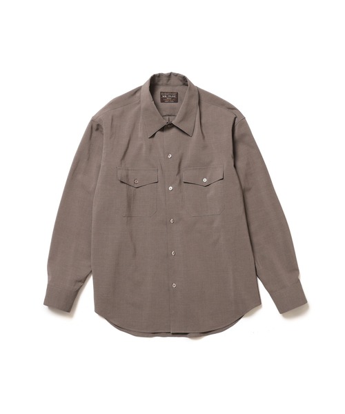 MR.OLIVE(ミスターオリーブ)の「QUICK-DRYING TAFFETA / CPO SHIRT /M261107(シャツ/ブラウス・メンズ・ブラック/ブラウン・MEDIUM/LARGE)」の8枚目の写真
