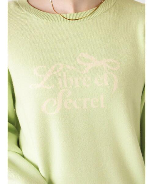 Te chichi TERRASSE(テチチテラス)の「リボンモチーフロゴニットプルオーバー(ニット/セーター・レディース・オフホワイト/ミント/グレー・F)」の17枚目の写真