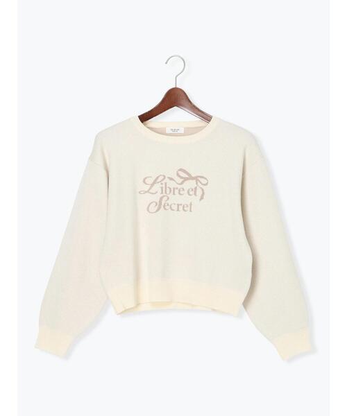 Te chichi TERRASSE(テチチテラス)の「リボンモチーフロゴニットプルオーバー(ニット/セーター・レディース・オフホワイト/ミント/グレー・F)」の18枚目の写真