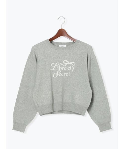 Te chichi TERRASSE(テチチテラス)の「リボンモチーフロゴニットプルオーバー(ニット/セーター・レディース・オフホワイト/ミント/グレー・F)」の19枚目の写真