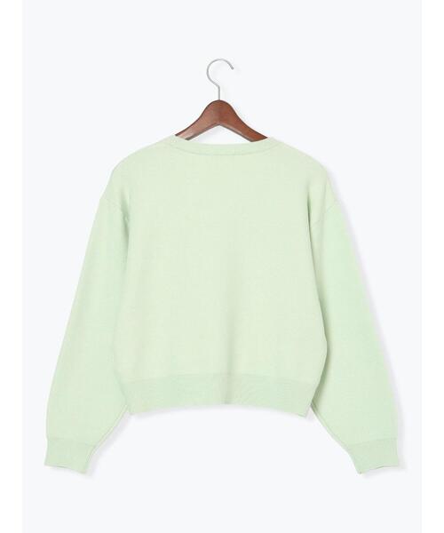 Te chichi TERRASSE(テチチテラス)の「リボンモチーフロゴニットプルオーバー(ニット/セーター・レディース・オフホワイト/ミント/グレー・F)」の21枚目の写真