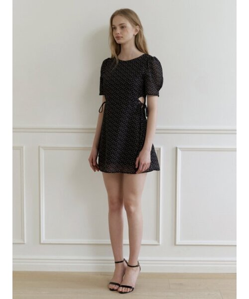 KINDABABY(カインダベイビー)の「Breeze ribbon mini dress - black(ワンピース・レディース・ブラック・FREE)」の3枚目の写真