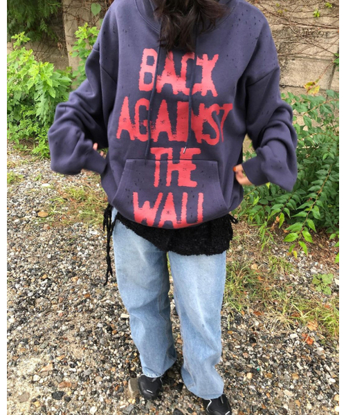 ISTKUNST(イストクンスト)の「BAW HOODIE_NAVY(IK2EFMM408A)(パーカー・レディース・ネイビー・M/L/S)」の4枚目の写真