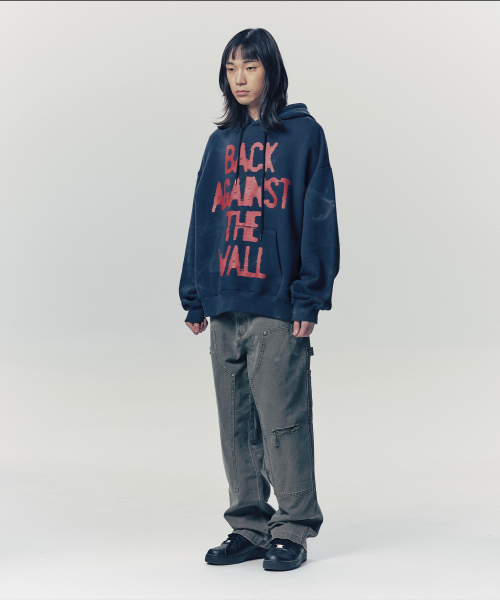 ISTKUNST(イストクンスト)の「BAW HOODIE_NAVY(IK2EFMM408A)(パーカー・レディース・ネイビー・M/L/S)」の10枚目の写真
