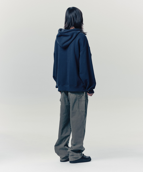 ISTKUNST(イストクンスト)の「BAW HOODIE_NAVY(IK2EFMM408A)(パーカー・レディース・ネイビー・M/L/S)」の11枚目の写真