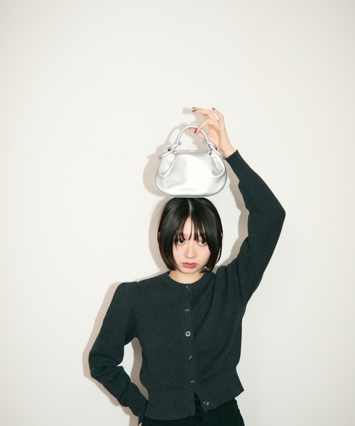 TONER(トナー)の「2WAYノットカーブハンドバッグ/ショルダーバッグ/ロゴプレート付き(ショルダーバッグ・レディース・シルバー/ブラック/ブラウン・FREE)」の20枚目の写真