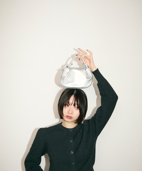 TONER(トナー)の「2WAYノットカーブハンドバッグ/ショルダーバッグ/ロゴプレート付き(ショルダーバッグ・レディース・シルバー/ブラック/ブラウン・FREE)」の21枚目の写真