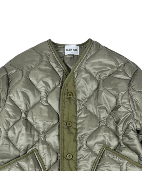 SK8ER ROCK（スケーターロック）の「Eyes Quilting Jacket ((Khaki))（ダウンジャケット/コート・メンズ・その他・ONE SIZE）」の4枚目の写真