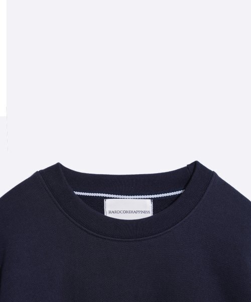 HARDCORE HAPPINESS（ハードコアハピネス）の「ROUND COMBINATION SWEATSHIRT_NAVY（スウェット・レディース・その他・FREE）」の4枚目の写真