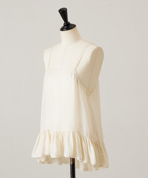 LIVETART(リヴェタート)の「《FRIPIER》スソフリルキュプラキャミ(キャミソール・レディース・アイボリー・FREE)」の18枚目の写真