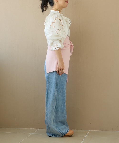 IENA LA BOUCLE(イエナラブークル)の「IENA LA BOUCLE カットワークブロードブラウス(シャツ/ブラウス・レディース・ホワイト・FREE)」の12枚目の写真