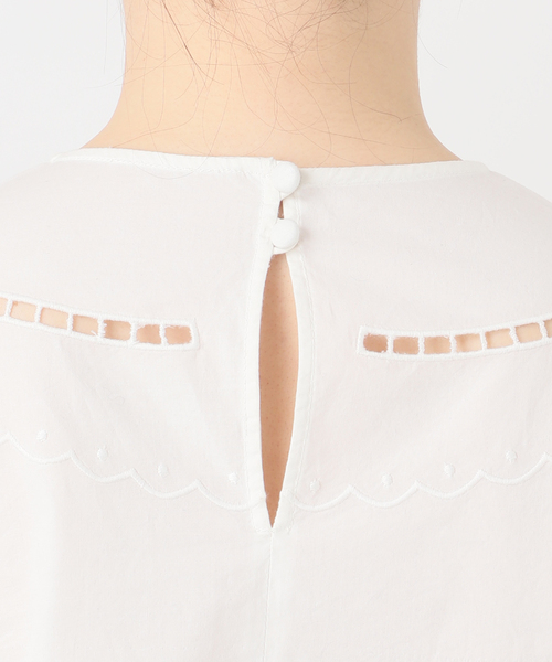 IENA LA BOUCLE(イエナラブークル)の「IENA LA BOUCLE カットワークブロードブラウス(シャツ/ブラウス・レディース・ホワイト・FREE)」の19枚目の写真