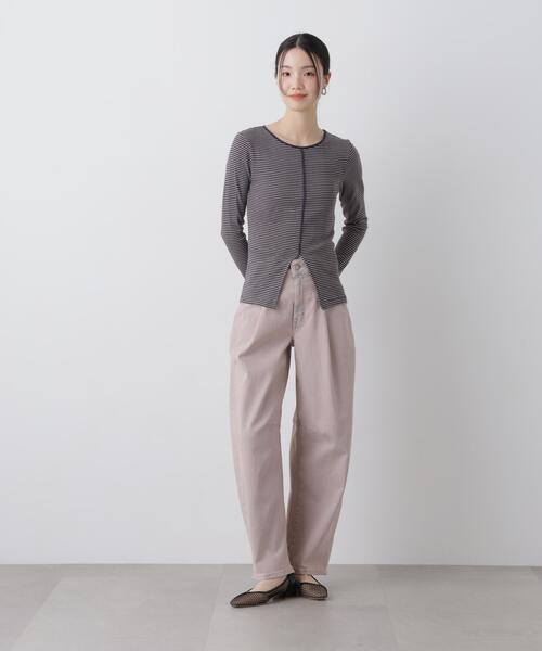 パンツ HANA's SOMETHING/HANA TUCK CURVE TAPERED（デニムパンツ）｜SOMETHING