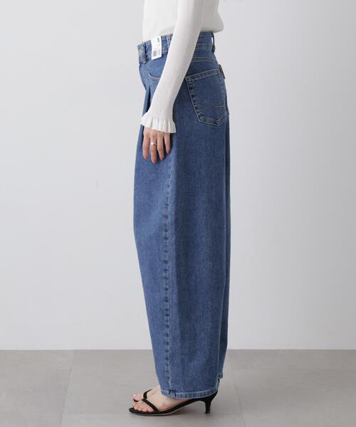 SOMETHING/HANA TUCK CURVE TAPERED（デニムパンツ）｜SOMETHING