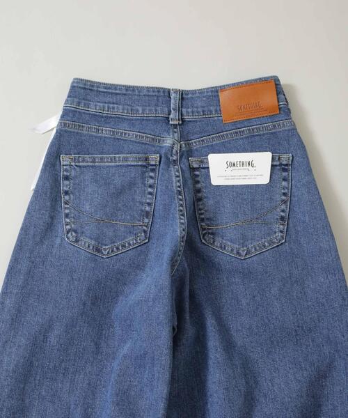 SOMETHING/HANA TUCK CURVE TAPERED（デニムパンツ）｜SOMETHING