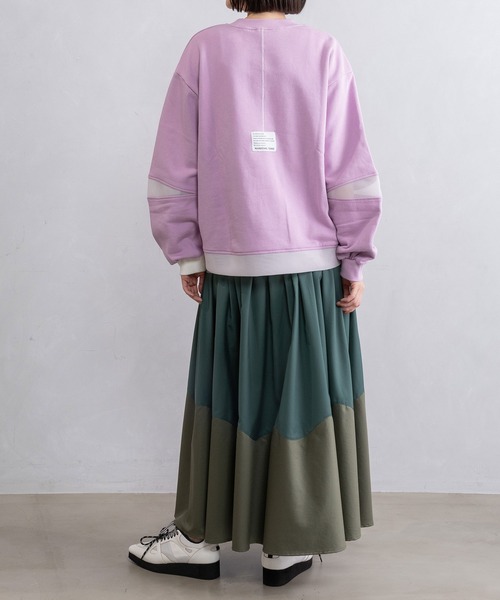 MARECHAL TERRE（マルシャルテル）の「シアースウェットトップス（スウェット・レディース・ピンク/グリーン/ブラック/ブルー/グレー・MEDIUM）」の9枚目の写真