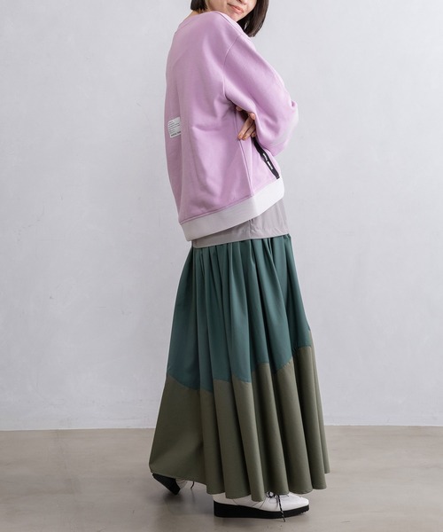 MARECHAL TERRE（マルシャルテル）の「シアースウェットトップス（スウェット・レディース・ピンク/グリーン/ブラック/ブルー/グレー・MEDIUM）」の10枚目の写真