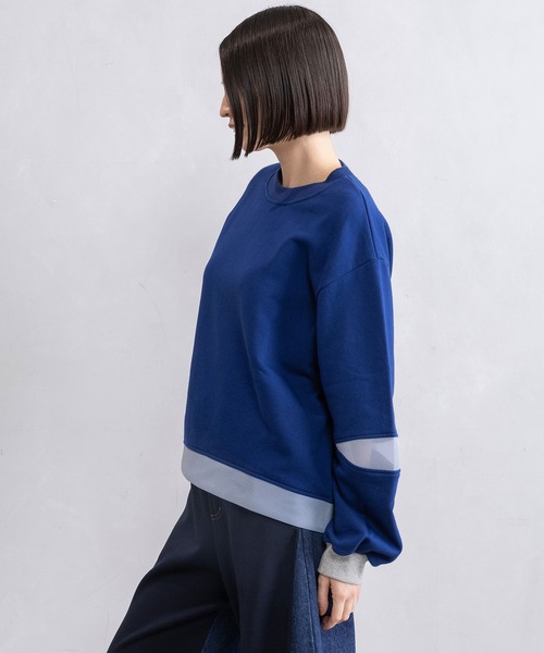 MARECHAL TERRE（マルシャルテル）の「シアースウェットトップス（スウェット・レディース・ピンク/グリーン/ブラック/ブルー/グレー・MEDIUM）」の14枚目の写真