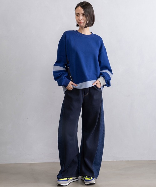 MARECHAL TERRE（マルシャルテル）の「シアースウェットトップス（スウェット・レディース・ピンク/グリーン/ブラック/ブルー/グレー・MEDIUM）」の17枚目の写真