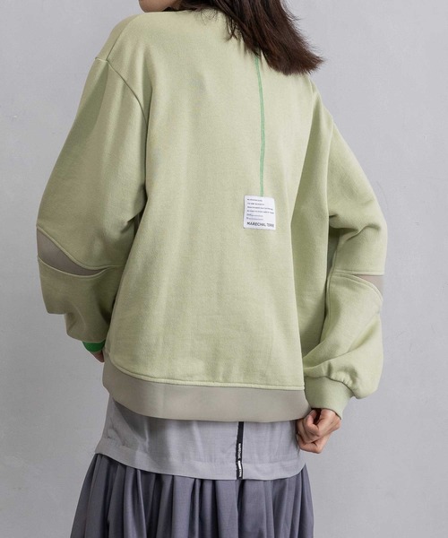 MARECHAL TERRE（マルシャルテル）の「シアースウェットトップス（スウェット・レディース・ピンク/グリーン/ブラック/ブルー/グレー・MEDIUM）」の22枚目の写真