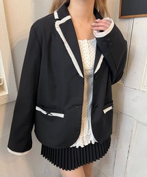 PHILLY（フィリー）の「レースラインデザインジャケット（テーラードジャケット）」