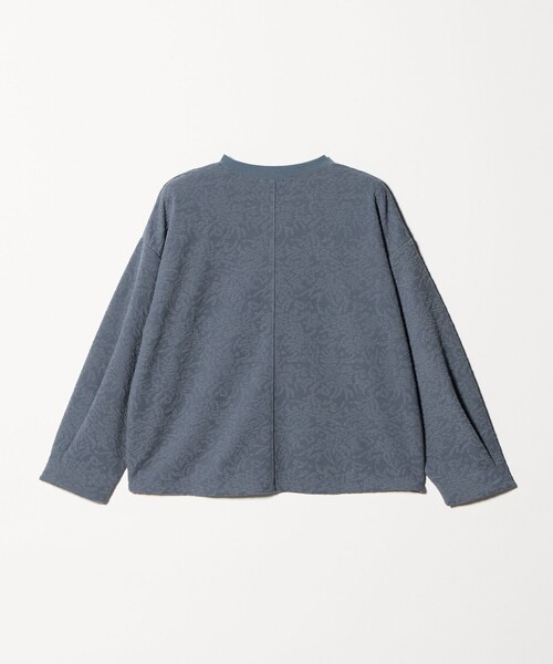A DAY IN THE LIFE UNITED ARROWS(アデイインザライフユナイテッドアローズ)の「パフジャガード プルオーバー <A DAY IN THE LIFE>(Tシャツ/カットソー・レディース・ブラック/ロイヤルブルー/ナチュラル・FREE)」の10枚目の写真