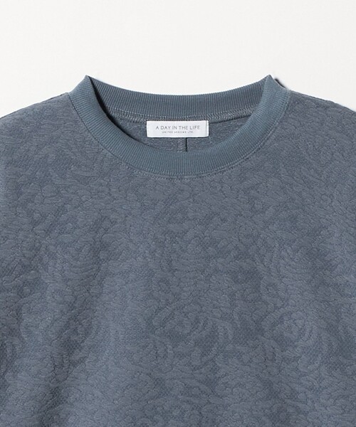 A DAY IN THE LIFE UNITED ARROWS(アデイインザライフユナイテッドアローズ)の「パフジャガード プルオーバー <A DAY IN THE LIFE>(Tシャツ/カットソー・レディース・ブラック/ロイヤルブルー/ナチュラル・FREE)」の11枚目の写真
