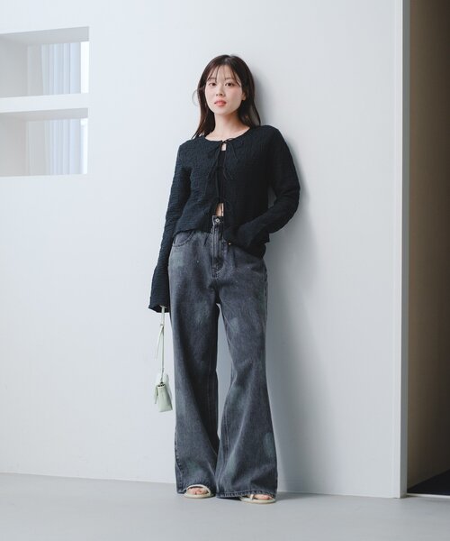 ポカラバックジャガードカシュカーデ　カスタネ Kastane（カスタネ）の「ポカラバックジャガードカシュカーデ（ニット
