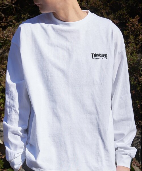 THRASHER(スラッシャー)の「THRASHER スラッシャー マークゴンザレスロゴロンT(Tシャツ/カットソー・メンズ・ブラック/グレー/ホワイト・M/L/LL)」の5枚目の写真