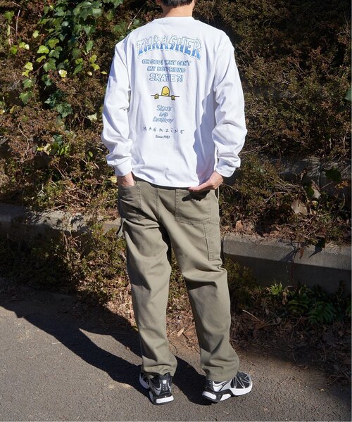 THRASHER(スラッシャー)の「THRASHER スラッシャー マークゴンザレスロゴロンT(Tシャツ/カットソー・メンズ・ブラック/グレー/ホワイト・M/L/LL)」の8枚目の写真