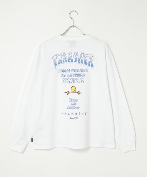 THRASHER(スラッシャー)の「THRASHER スラッシャー マークゴンザレスロゴロンT(Tシャツ/カットソー・メンズ・ブラック/グレー/ホワイト・M/L/LL)」の20枚目の写真