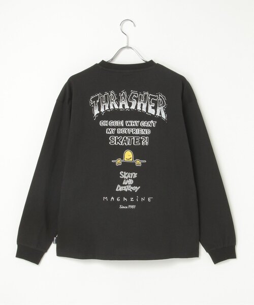 THRASHER(スラッシャー)の「THRASHER スラッシャー マークゴンザレスロゴロンT(Tシャツ/カットソー・メンズ・ブラック/グレー/ホワイト・M/L/LL)」の22枚目の写真