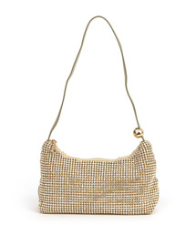 cache cache（カシュ カシュ）の「カシュカシュ cachecache / ワンハンドルメタリックビーズバッグ（クラッチバッグ）」